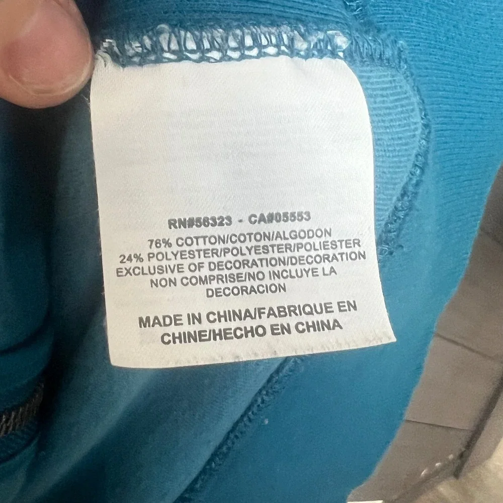 Nike Womens Velour Zip Hoodie Blue XL‎ Y2K Athleisure Casual Streetwear